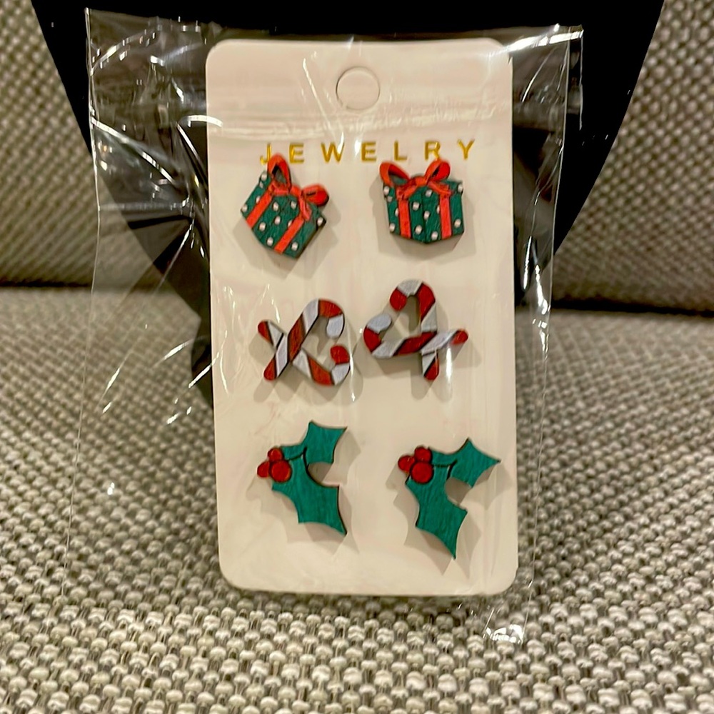Wooden Christmas Fashion Jewelry